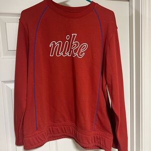 Nike womens Sweatshirt with Blue Accents